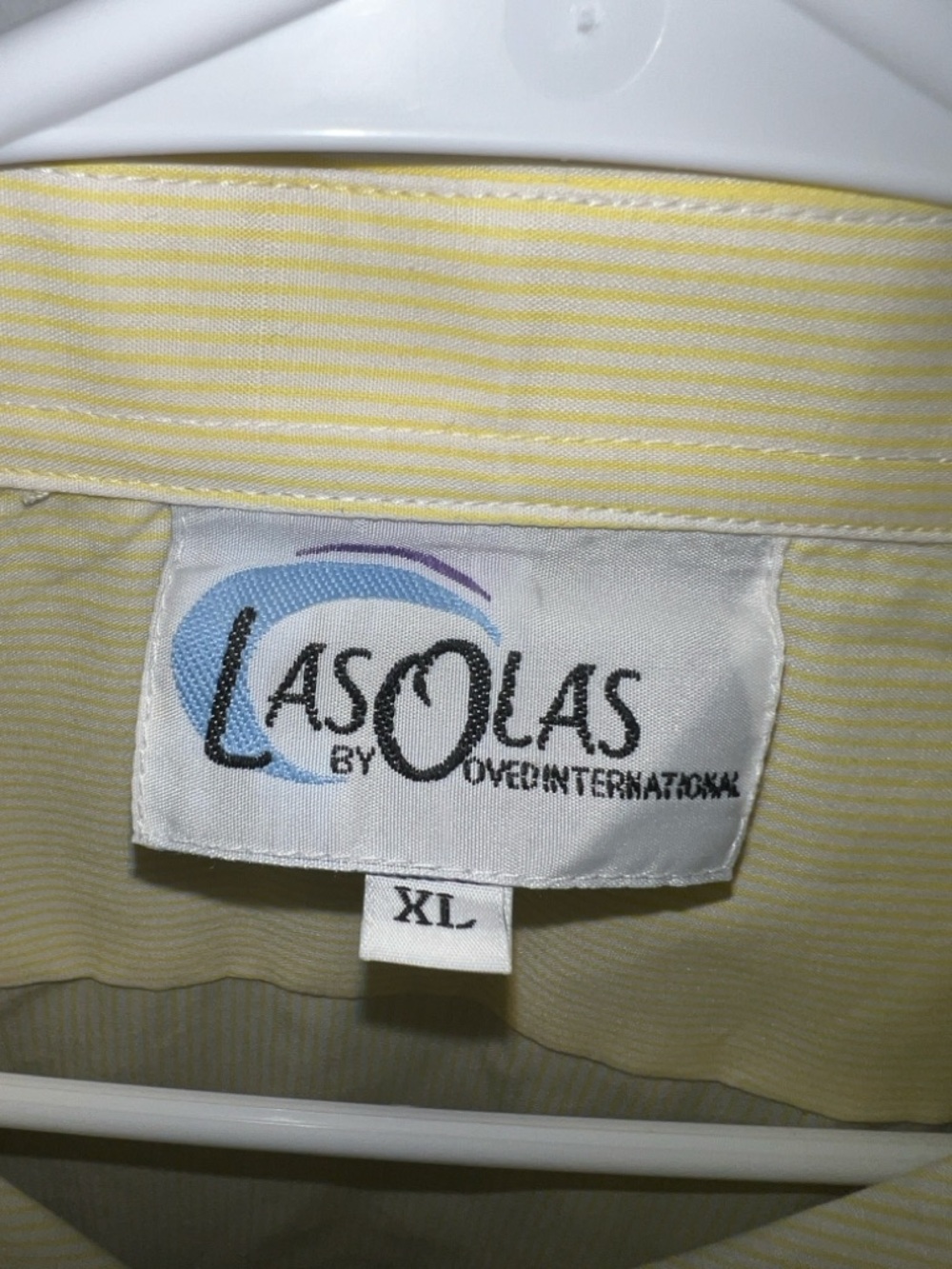 Las Olas by Oved International Yellow Striped Button-Up Shirt - Picture 8 of 10